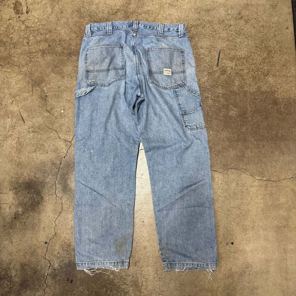 Signature by Levi Strauss & Co. Carpenter Jeans Size W36 L32 Light Wash